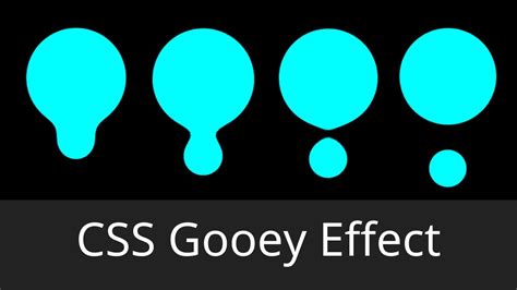 ana tudor|css gooey effect.